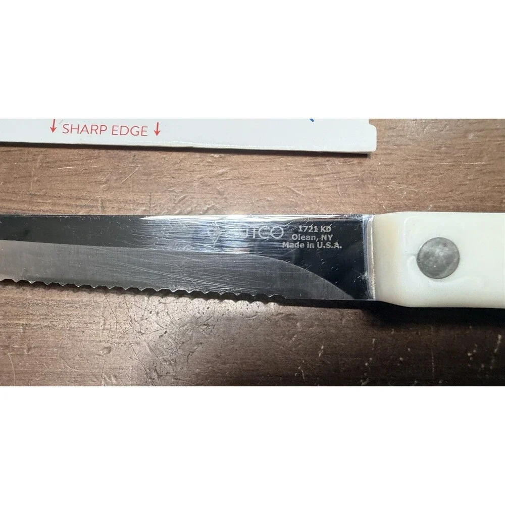 CUTCO 1721 KD Trimmer Knife Sharp Pearl White Handle 5